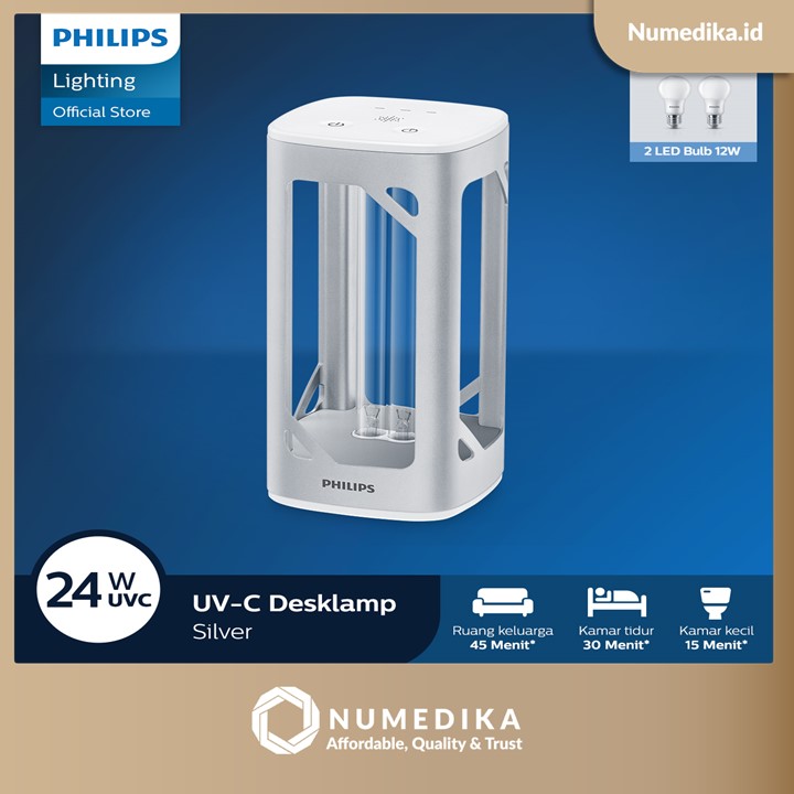 UV-C Desk Lamp Philips Silver